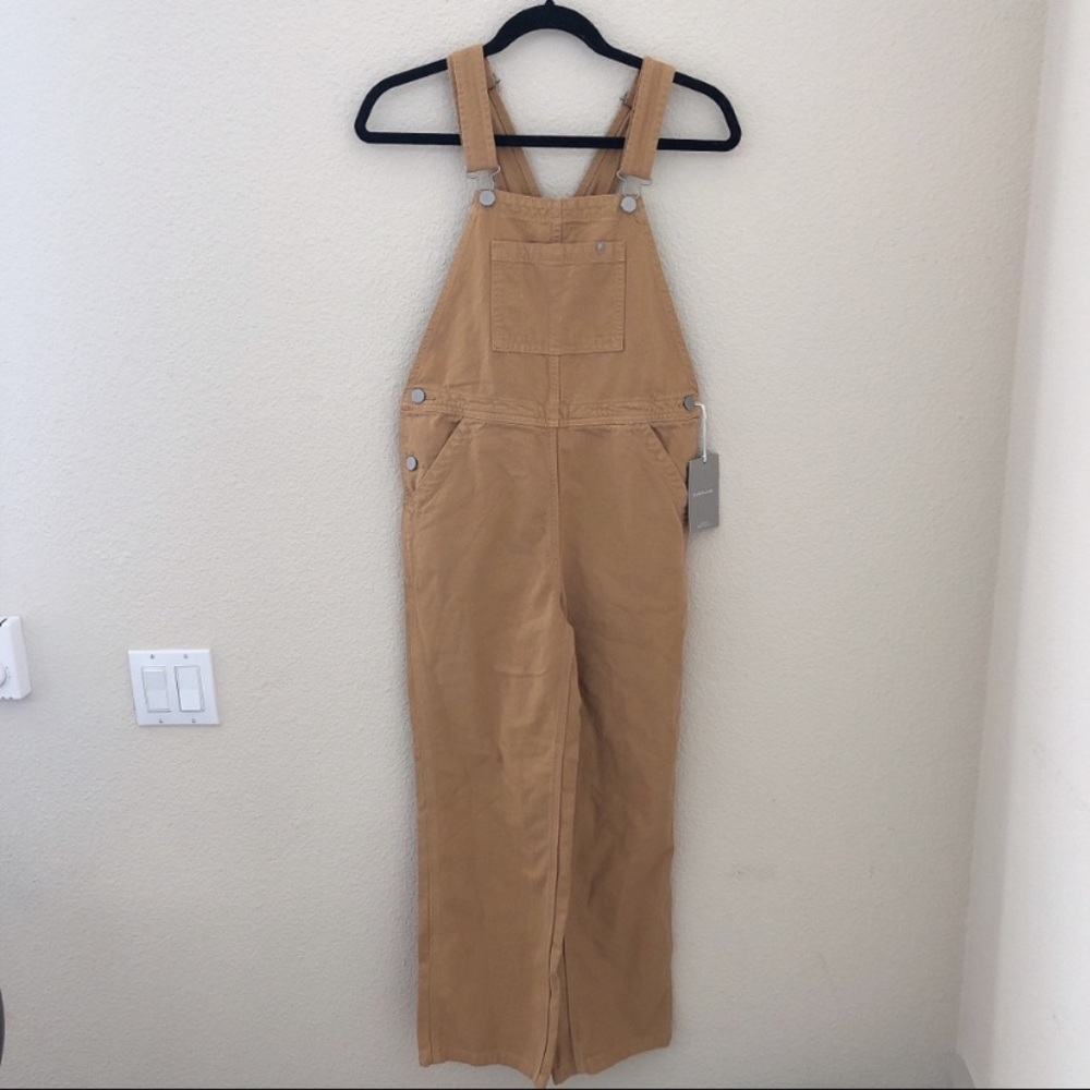 NWT Everlane Canvas Overalls Size 00